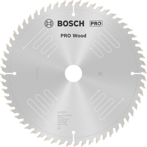 Bosch PRO Wood Kreissägeblatt 254 x 3,2 x 30 mm - 2608641765