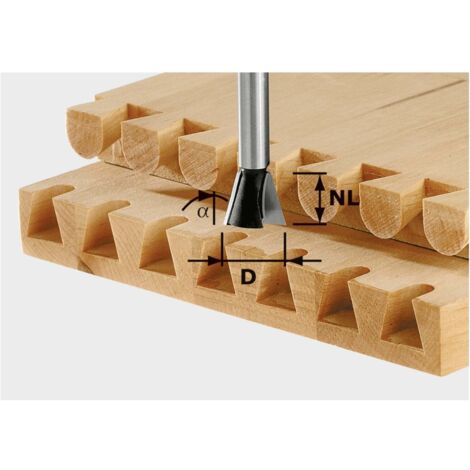 Festool Grat-/Zinkenfräser HW S8 D13,8/13,5/15° – 490992 (1/4)