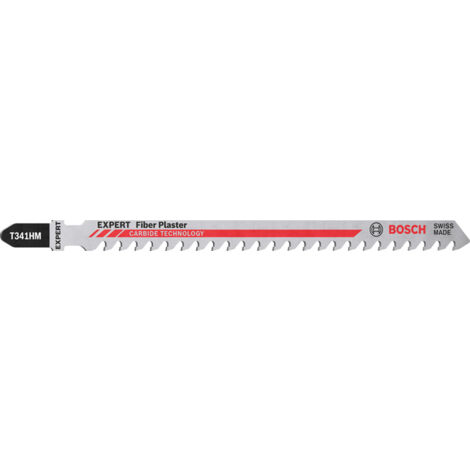 Expert Hartmetall-Stichsägeblatt T 341 HM BOSCH 132 mm Spezial Gips - 2608900564