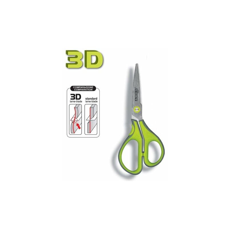 Forbice ufficio Arda FB133D REVOLUTION 3D Verde Verde