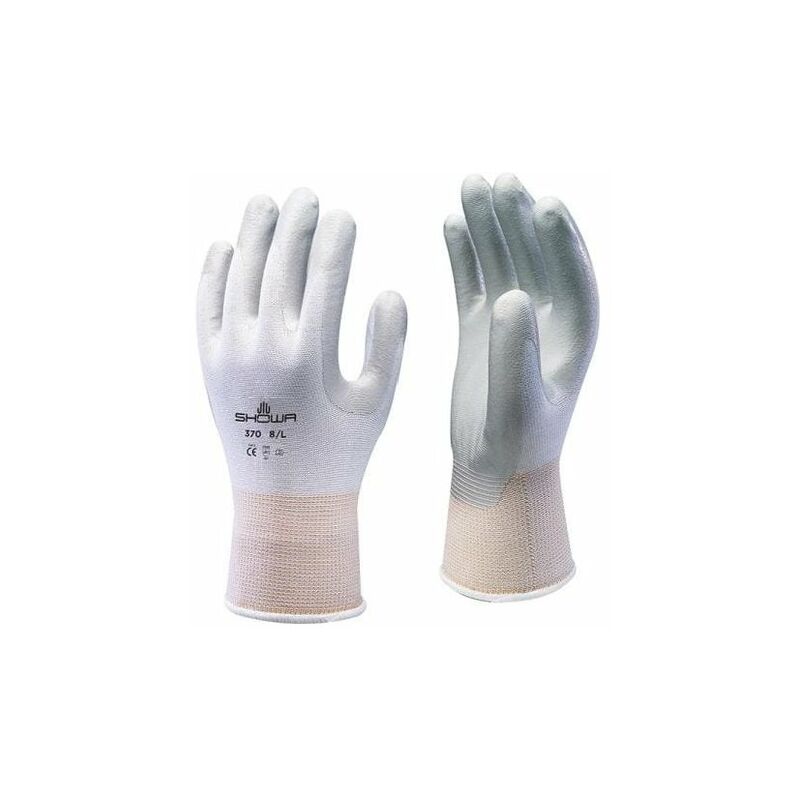 Guanti lavoro Issaline 370W SHOWA GLOVES Bianco e Grigio Bianco e Grig