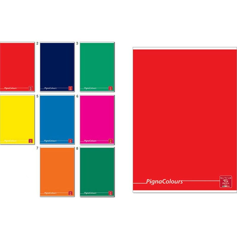 Quaderno Pigna Colours A5 Rigatura 5M 10 pezzi