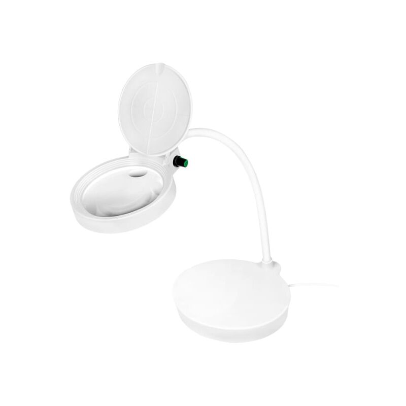 Lampada LED da tavolo con lente di ingrandimento 3X - Dimmerabile - CCT -  8W