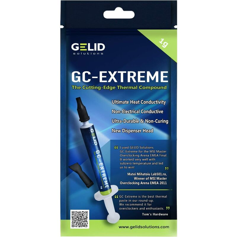 Pasta Termoconduttiva GC-Extreme per Dissipatore di Calore 1g