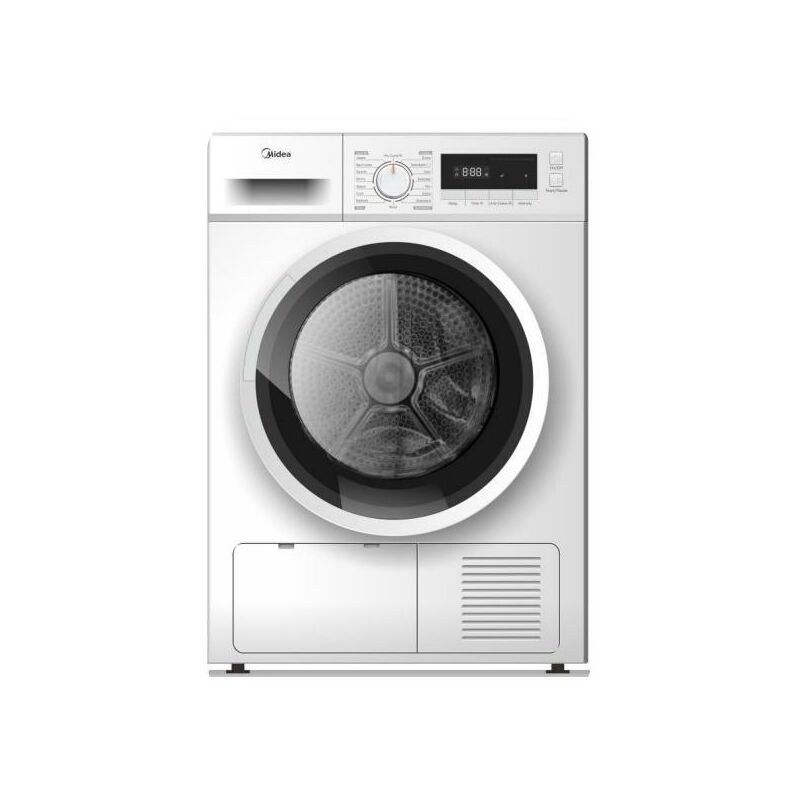 Midea MDGH80A2 asciugatrice Libera installazione Caricamento frontale 8 kg  A++ Bianco - (MID MDGH80A2 ASCIUGATRICE 8KG