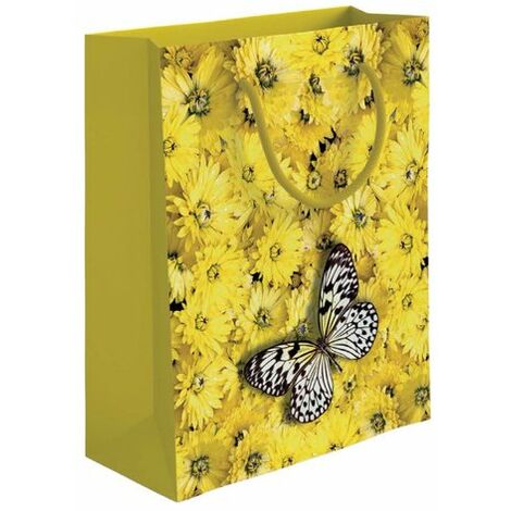 Shopper regalo Marpimar PLC66 Butterfly Giallo