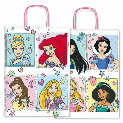 BUSTA CARTA REGALO CM.24X10X32h DISNEY PRINCESS