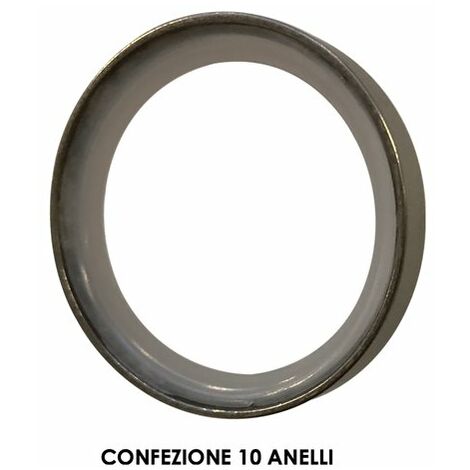 Anelli tenda Castel B84100 STEEL 20 Acciaio satinato Acciaio satinato