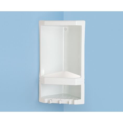 GEDY Cestello box doccia angolare Bianco 22 x 14 x 38 cm