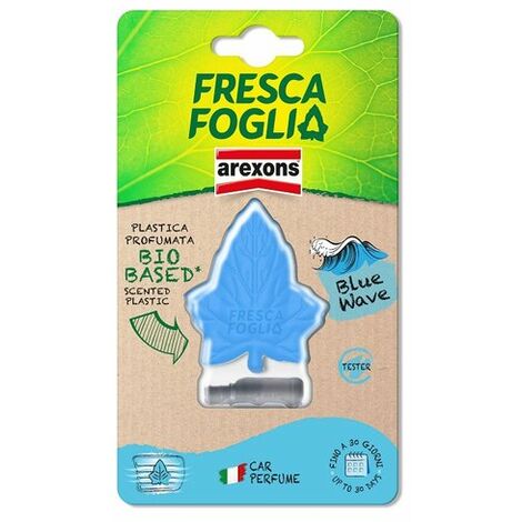 Profumatore auto Arexons 1877 FRESCA FOGLIA Azzurro