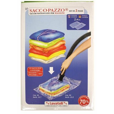 Domopak Living sacco sottovuoto viaggio set da 2 pz 50 cm x 70 cm