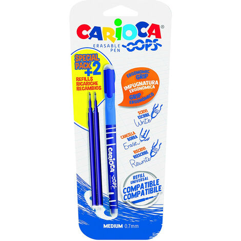 Penna Cancellabile Oops con 2 Refill