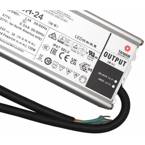 Alimentatore 24V 5A 120W - Trasformatore AC/DC Per Strisce LED, Stampanti 3D, CCTV, Con Protezioni