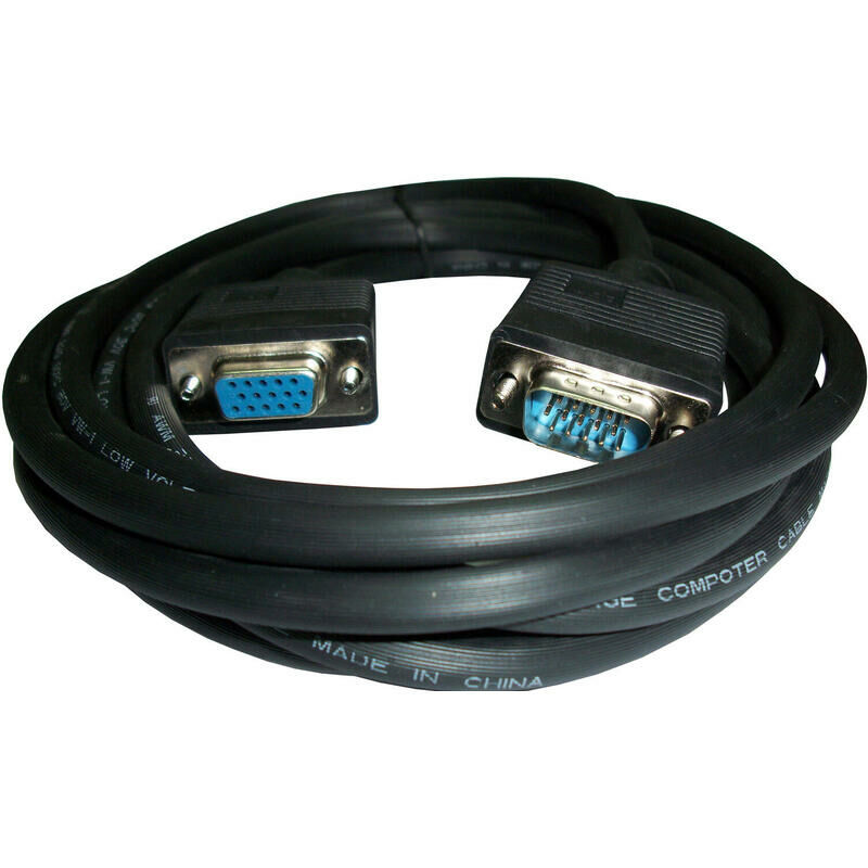 3Go Cable VGA Macho/Macho 15m Negro