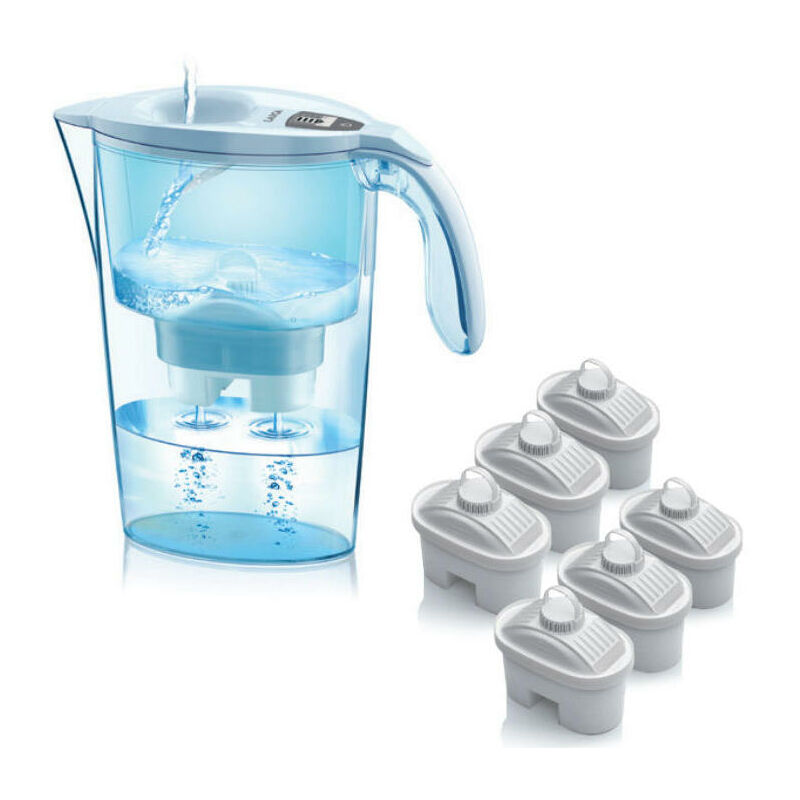 BWT - BWT Vida Manual – Jarra filtradora de agua con magnesio + Pack 6  filtros jarra de agua, 2,6 L Blanco