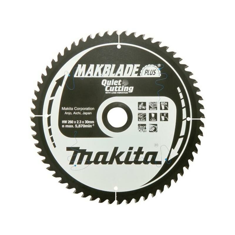 Hoja Sierra Sable N° 24 (24t X 165mm) Metal Makita