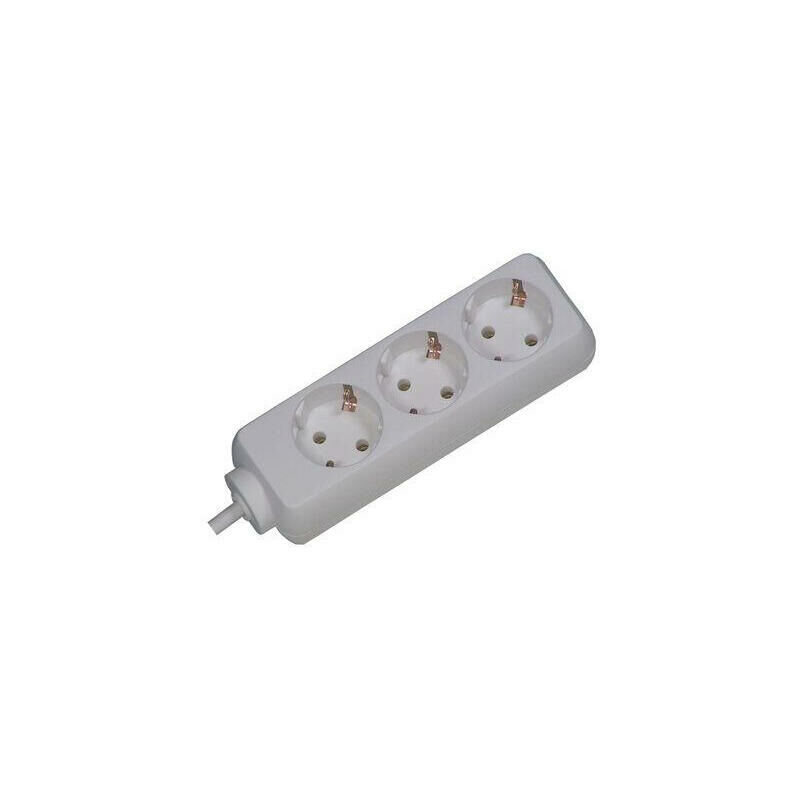 Aigostar Regleta alargador de 5 enchufes con Cable de 5 Metros e  Interruptor. Color Blanco : : Electrónica