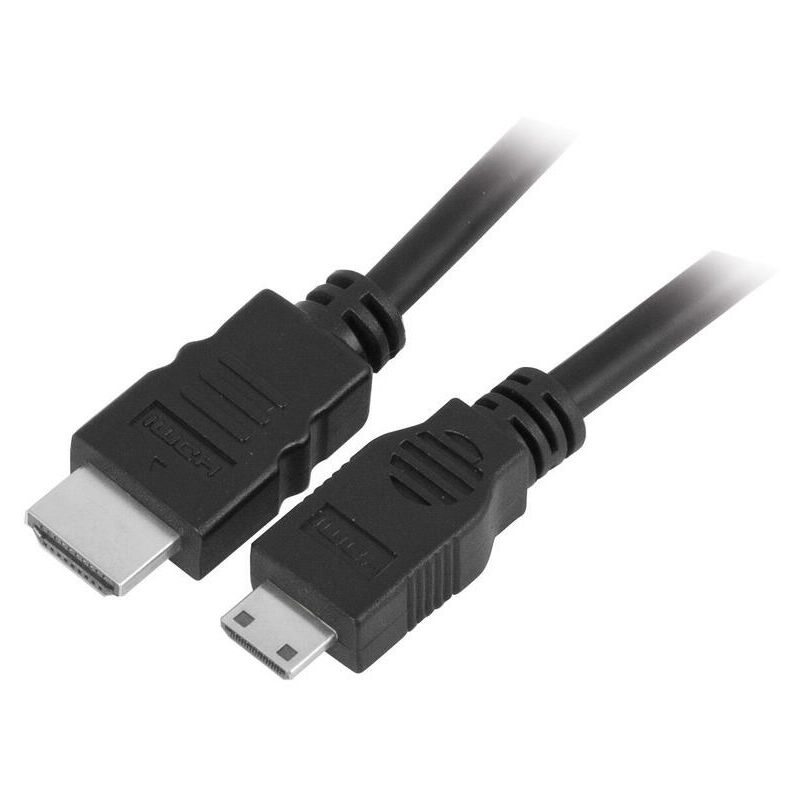 Cable adaptador hdmi Macho hembra 20 cm 1.4V 1080P Negro