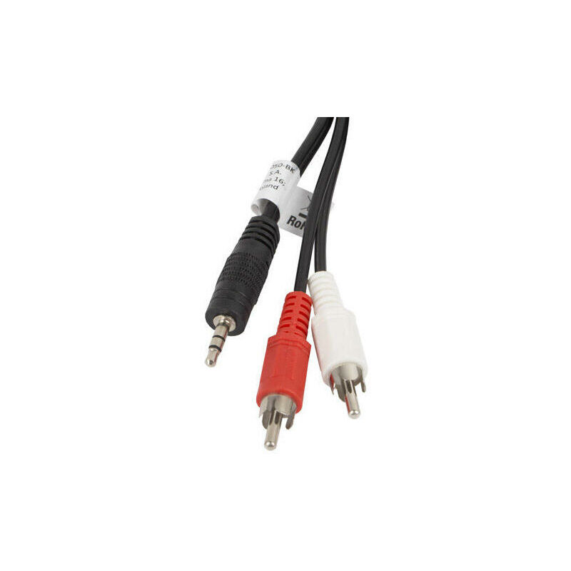 Cable Audio Mini Jack 3.5mm Macho A Mini Jack 3.5mm Macho Carcasa Metalica  Alta Calidad 2.5m