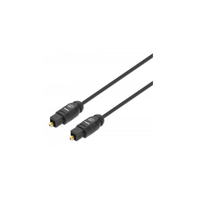 Cable Óptico Audio Digital Linq Conector Toslink 1 Metro - Negro