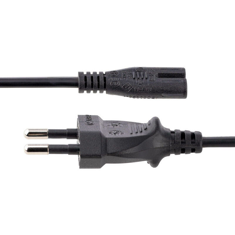 StarTech.com - Cable de 1m de Alimentación para Portátiles, Enchufe BS1363  a C5, 2,5A 250V, 18AWG, Cable para Cargador, Cable Ho