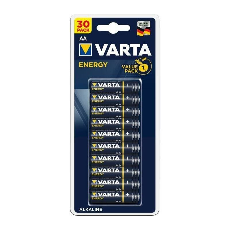 Paquete varta family de 30 pilas alcalinas aaa energy (lr03) 1.5v