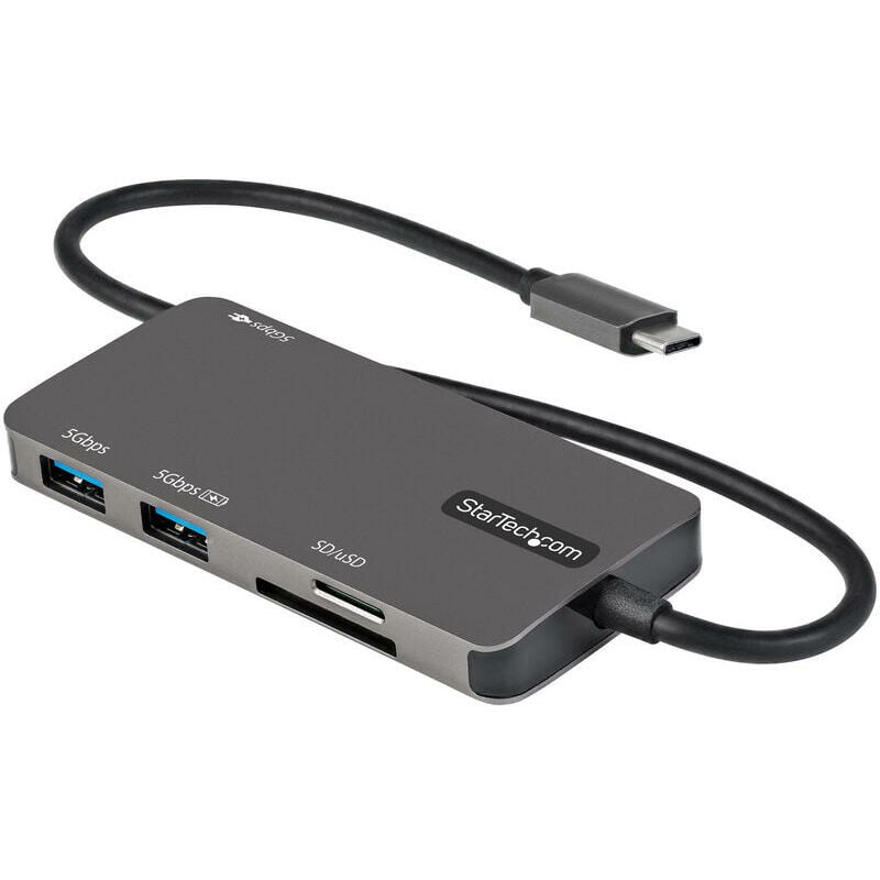 AISENS - Conversor USB-C a VGA/HDMI 4K/USB3.0/USB-C PD, USB-C/M