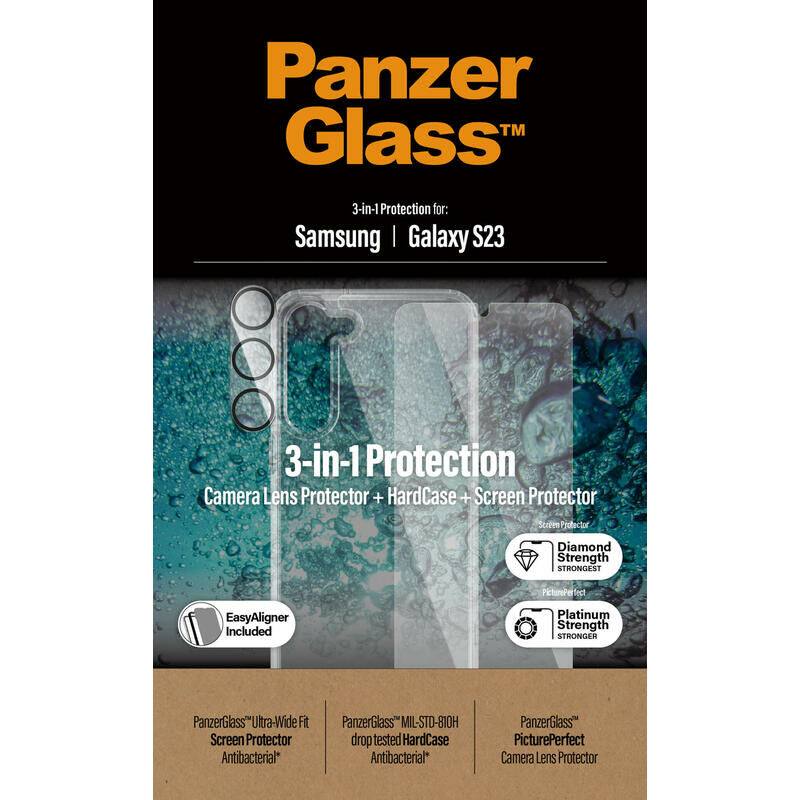 Panzer Glass Protector de Pantalla para Xiaomi Redmi Note 9 Negro