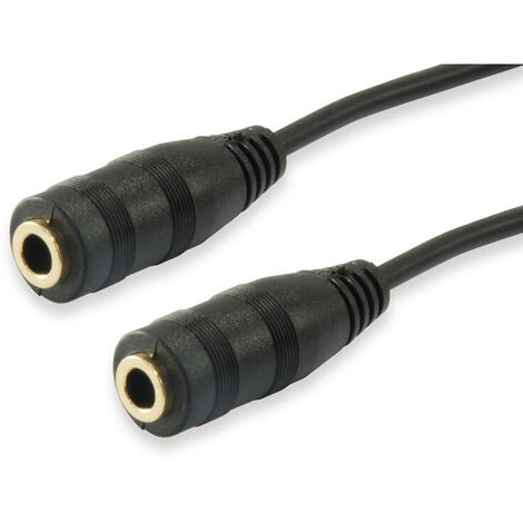 Cable Audio Mini Jack 3.5mm Hembra A 2 Jack 3.5mm Macho con