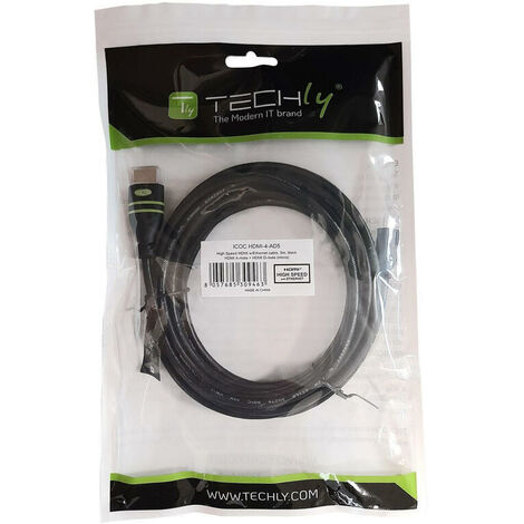 Techly 3m hdmi cable hdmi hdmi tipo a (estÁndar) hdmi type c (mini) negro