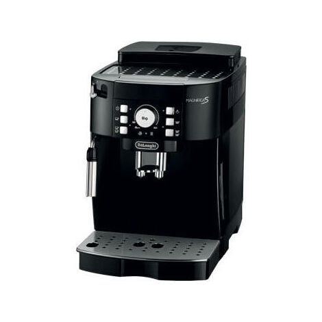 DeLonghi Magnifica S Cafetera automática, compacta, con portafiltro, 1450  W, 1.8 L, acero inoxidable, negro : : Hogar y cocina