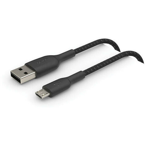 Cable belkin trenzado usb c a lightning negro