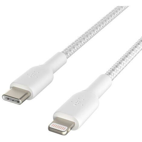 CABLE LIGHTNING - USB A BLANCO 1M SIMON