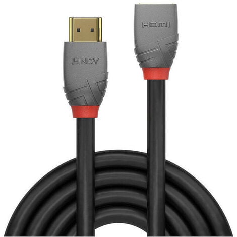 Cable de 2m Extensor HDMI - Cable HDMI Macho a Hembra - Cable Alargador  HDMI 4K - Cable HDMI con Ethernet UHD 4K 30Hz Macho a Hembra - Cable HDMI  1.4