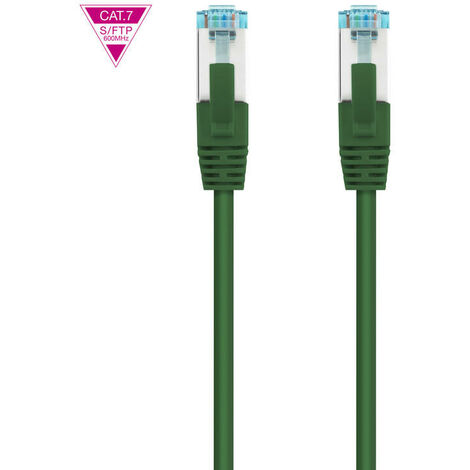 Nanocable Cable de Red Cat.7 600MHz LSZH SFTP PIMF AWG26 25cm Negro