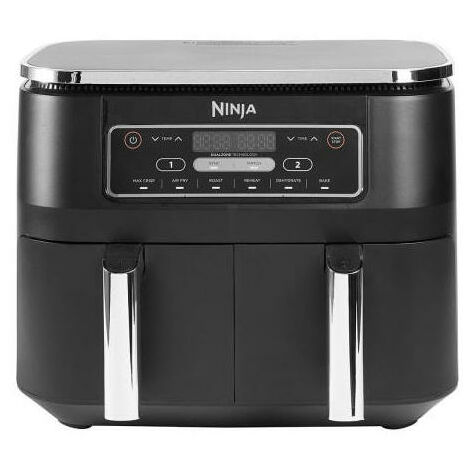 Ninja af100 single 3,8 l independiente 1550 w freidora de aire caliente  negro