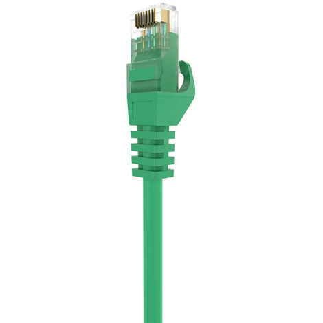 Cable de red latiguillo RJ45 LSZH Cat.6A 500 Mhz UTP AWG24, gris, 15  metros, libre de halógenos,10 Gigabit/s - AISENS®