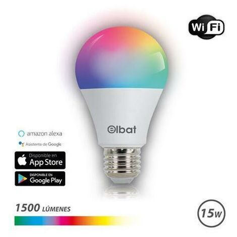 Bombilla Led Wifi Smart RGB E27 A60 15W Aigostar