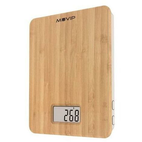 Peso de cocina de bambú con pantalla digital - Lacor