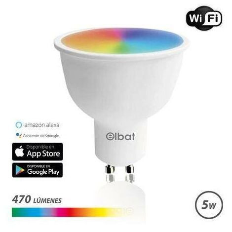Garza Bombilla Multicolor Mando Distancia LED RGB. Smart Store