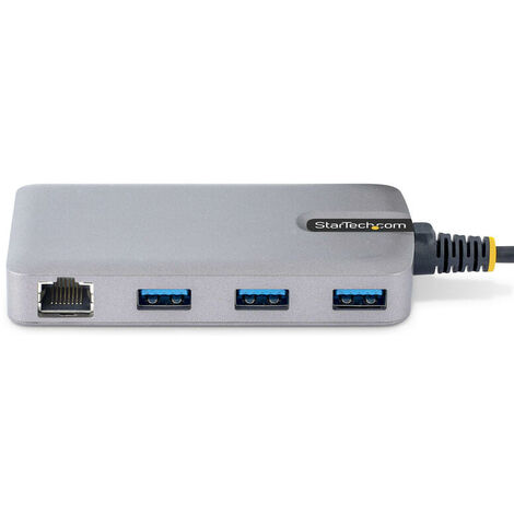 StarTech.com Adaptador Concentrador Hub Ladrón USB 3.0 Super Speed 4  Puertos Salidas Portátil