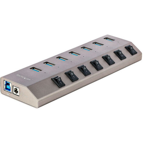 StarTech.com Hub USB-C de 4 Puertos 5Gbps PD de 100W - Ladrón USB Tipo C