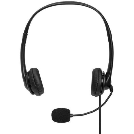 Lindy - 20432 auricular y casco Auriculares Alámbrico Oficina/Centro de  llamadas Negro