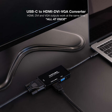Adaptador USB 3.1 tipo C a HDMI 2.0 20cm