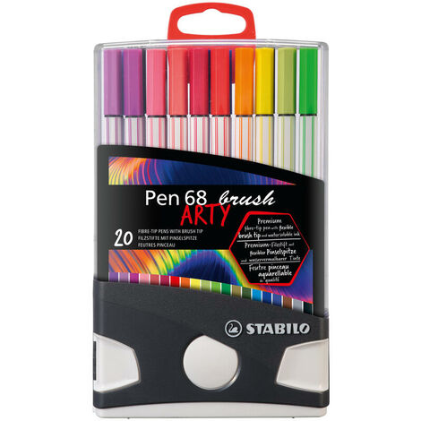 Caja Metálica 30 Colores Stabilo Pen 68