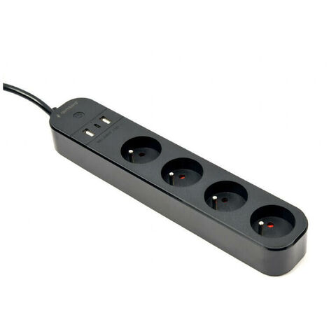 Adaptador enchufe mechero DUO-4 tomas 1 USB