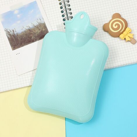 Mini bouillotte, sac d'eau chaude en silicone , adapté au soulagement de la  douleur, des crampes, du dos, du cou, des pieds