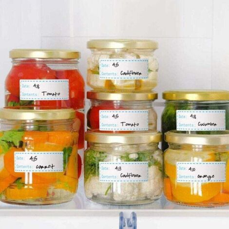 500 étiquettes De Congélation Autocollantes, étiquettes Générales De