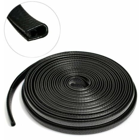 Protections Bord De Porte Comfleep - Caoutchouc Forme U Sans Adhésif - 14.8FT Pour Éviter Les Rayures