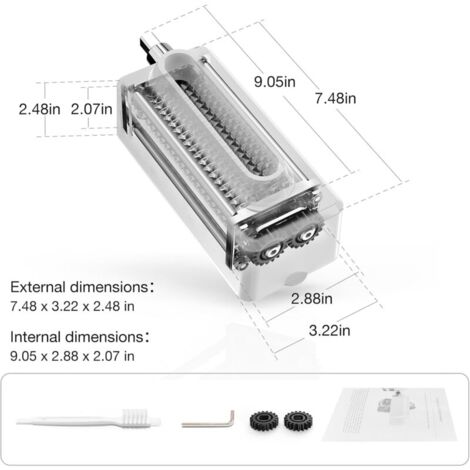 Attendrisseur à Viande Professionnel - 21 Broches En Acier Inoxydable - Pour Bœuf, Porc, Poulet - Manche Antidérapant
